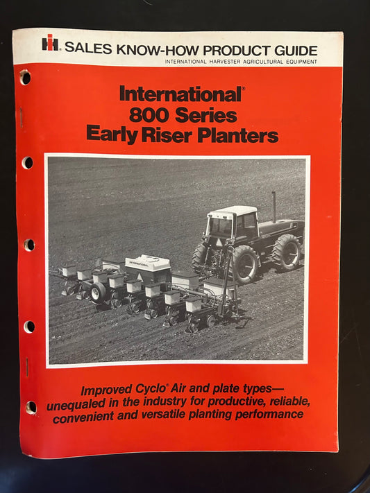 IH Sales Know-How _ 800 Series Early Risers Planters
