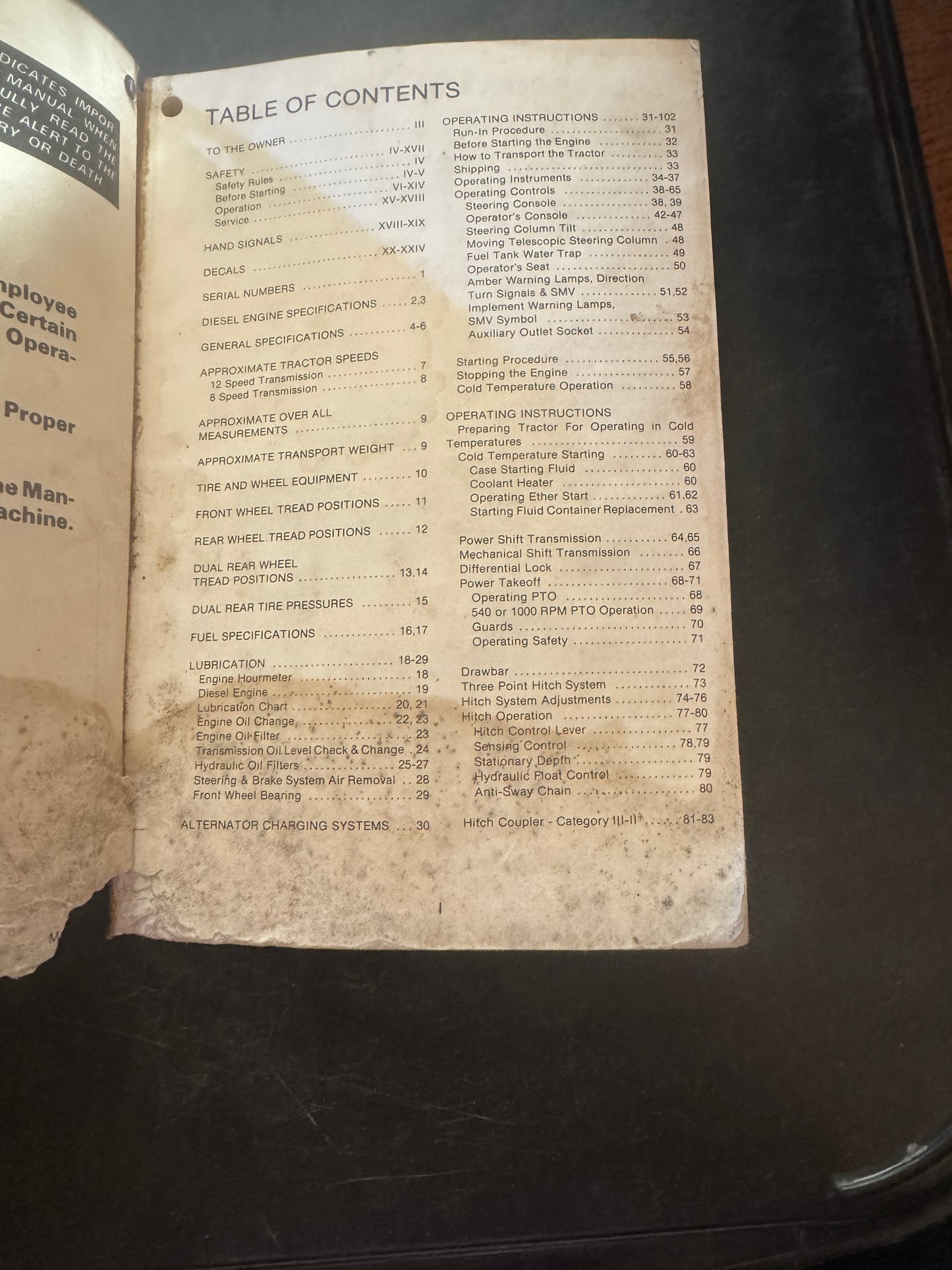 Case _ 2290 Without Cab _ Operators Manual RAC 9-6851