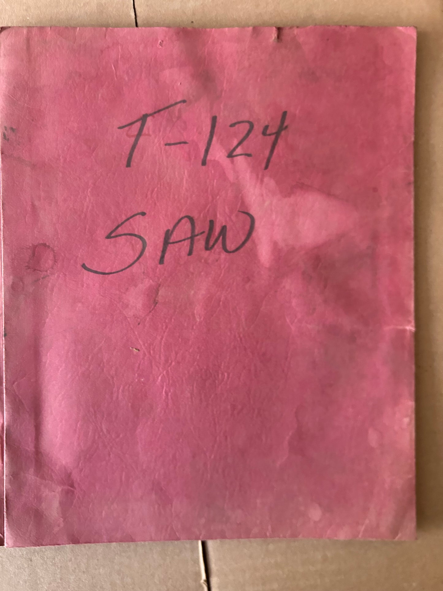 Timbco _ 24” Saw Head _ Parts, Operating & Maintenance Manual