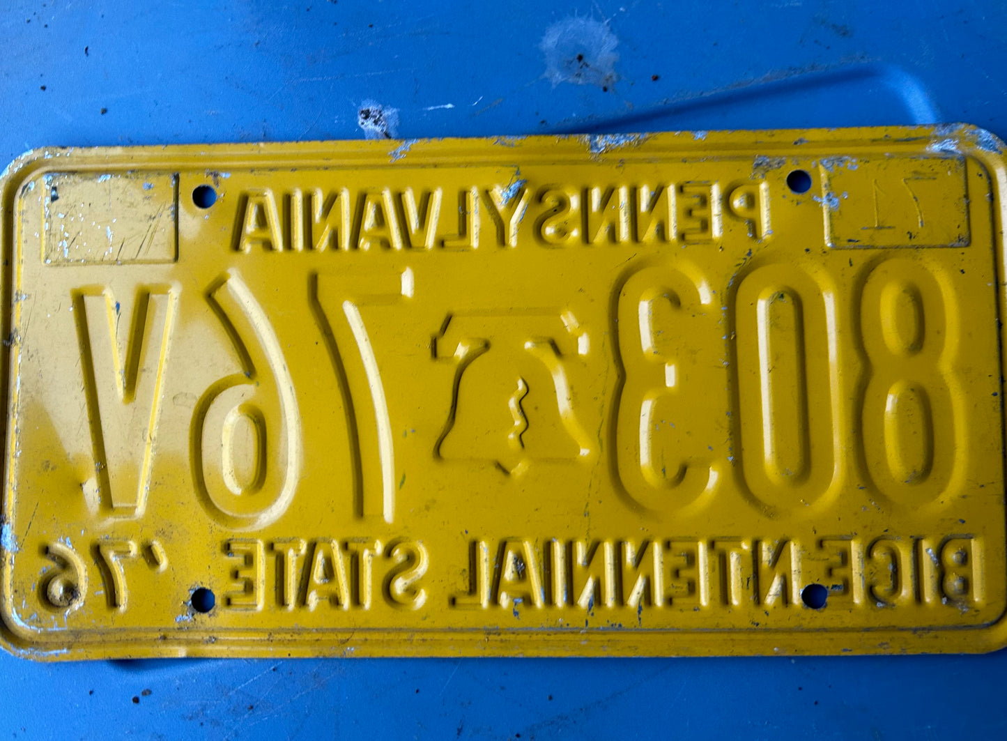 Vintage License Plates _ Pennsylvania Bicentennial ‘76