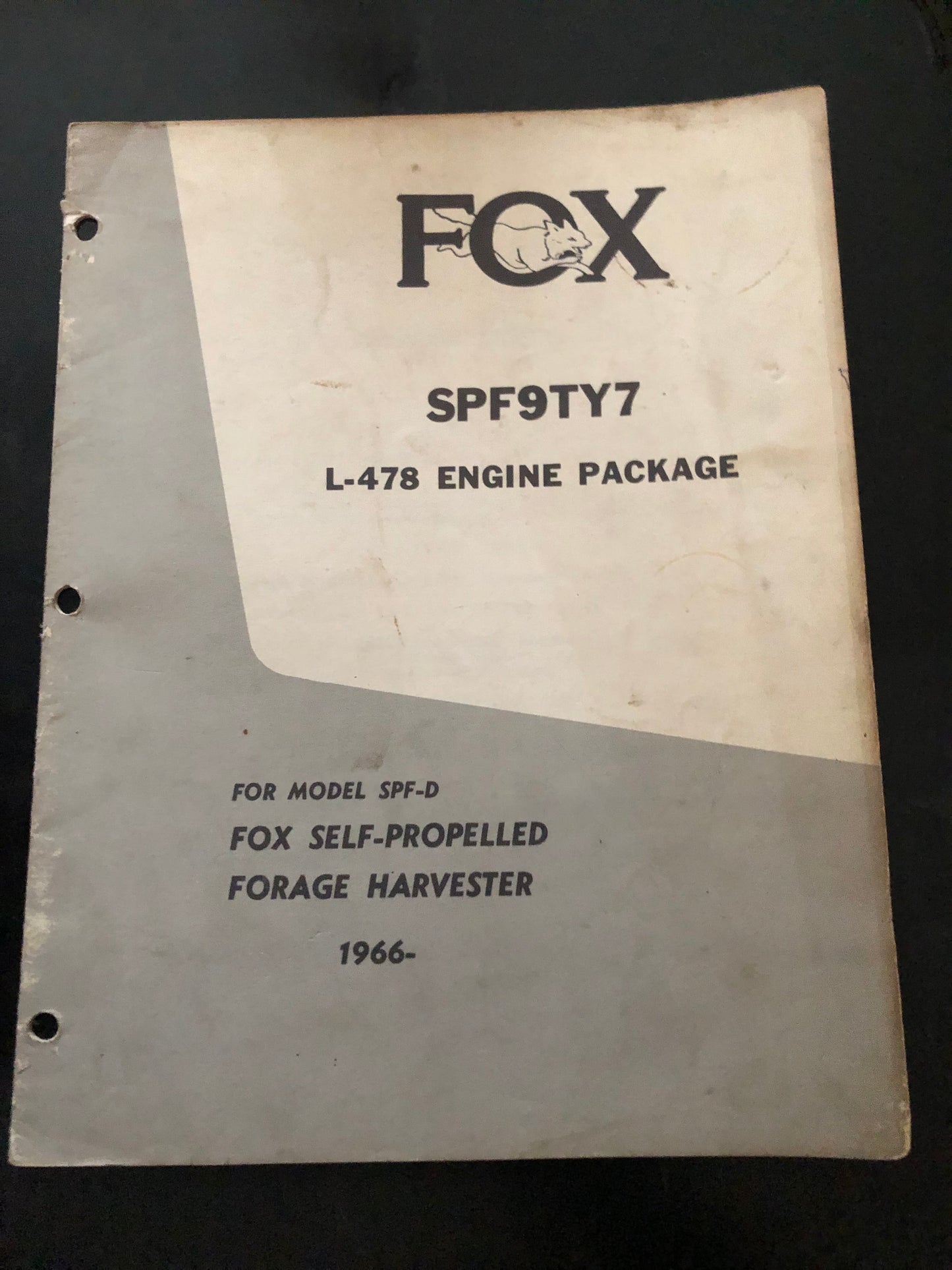 Fox _ L-478 Engine Package for Self-Propelled Forage Harvester