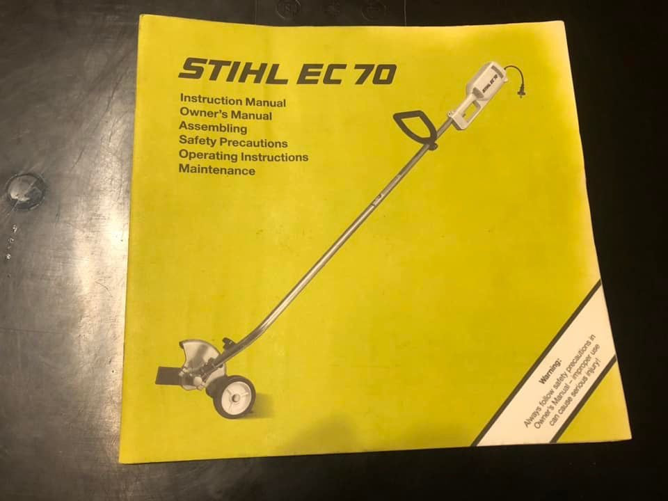 Stihl _ EC 70 Instructions & Owner’s Manual