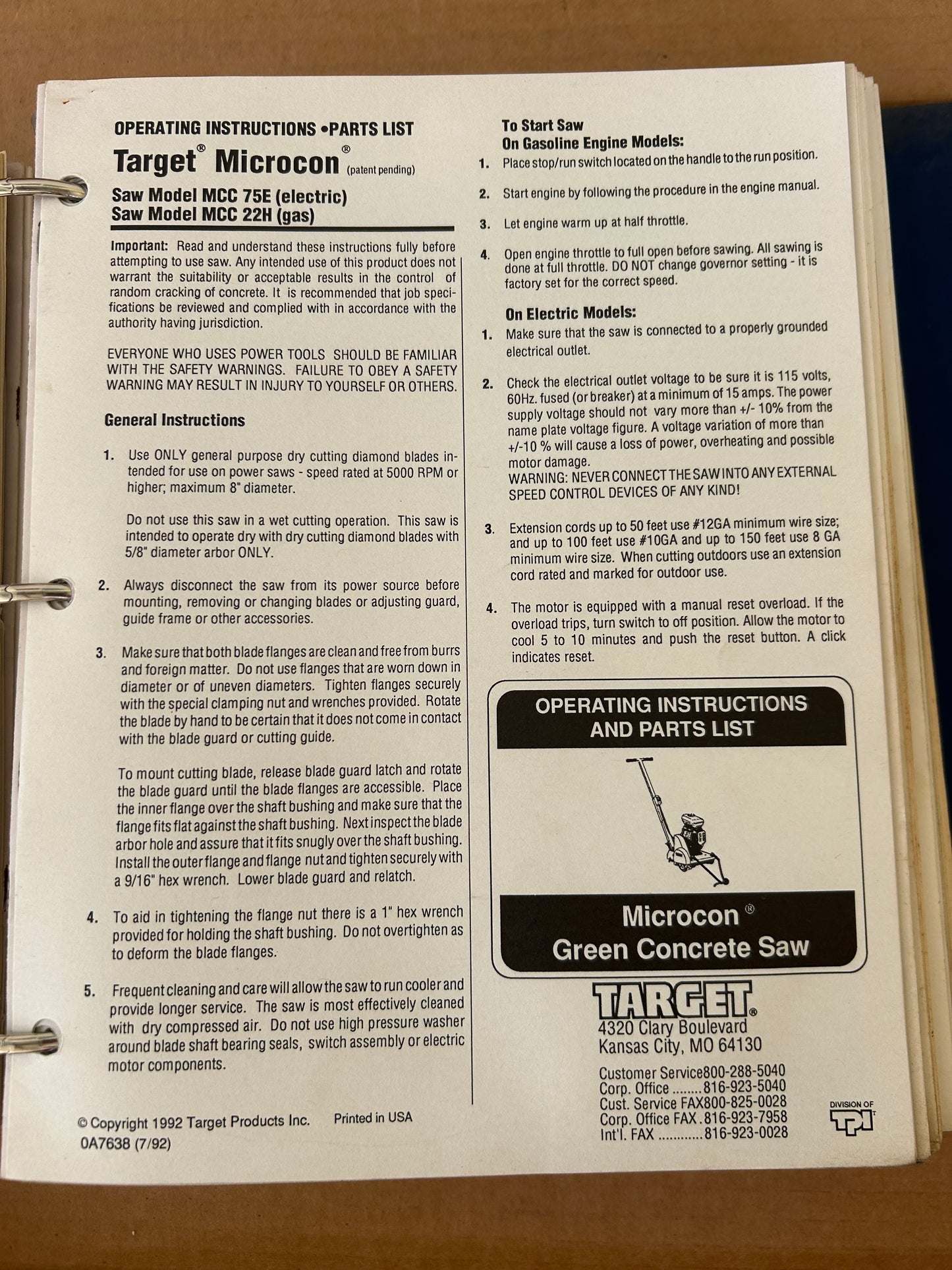 XANDER Target _ Saws & Etc Manuals vol 1