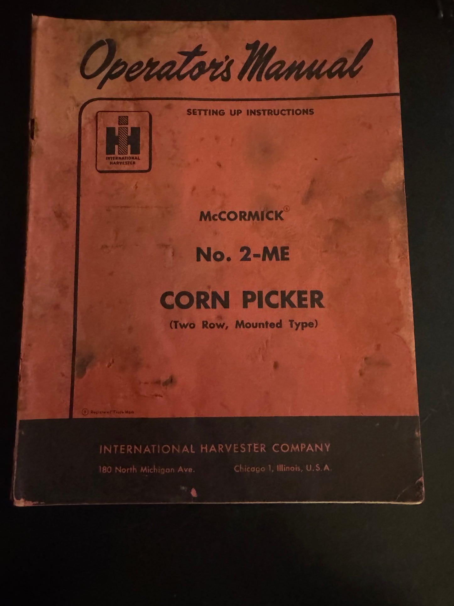 McCormick _ No. 2-ME Corn Picker _ Operator’s Manual