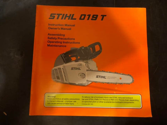 Stihl _ 019 T Instructions & Owner’s Manual