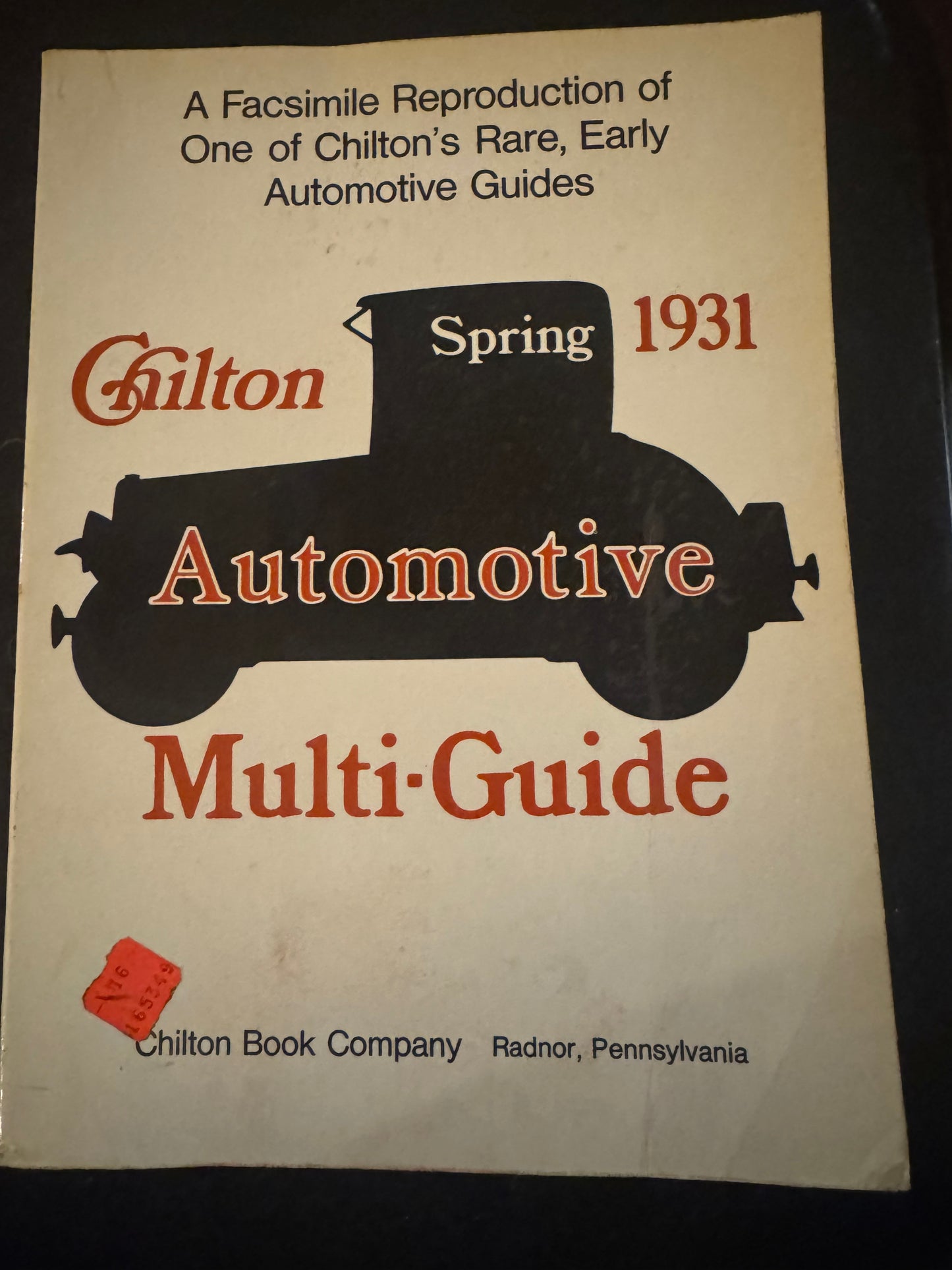 Chilton Spring 1931 Automotive Multi-Guide