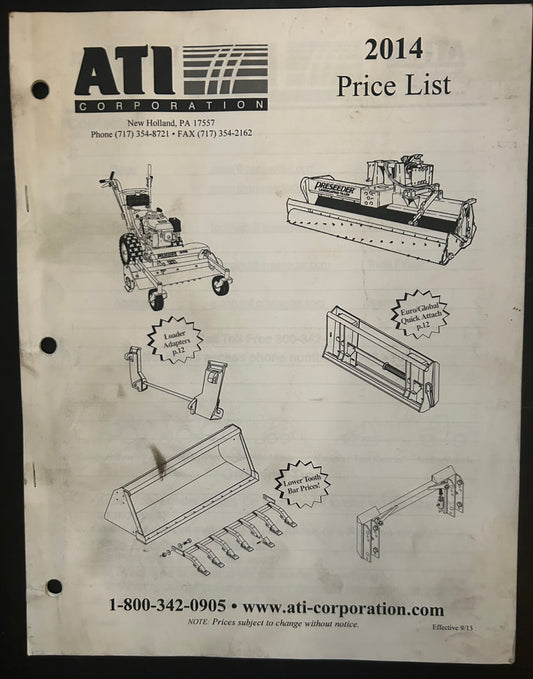 ATI Corporation _ 2014 Price List
