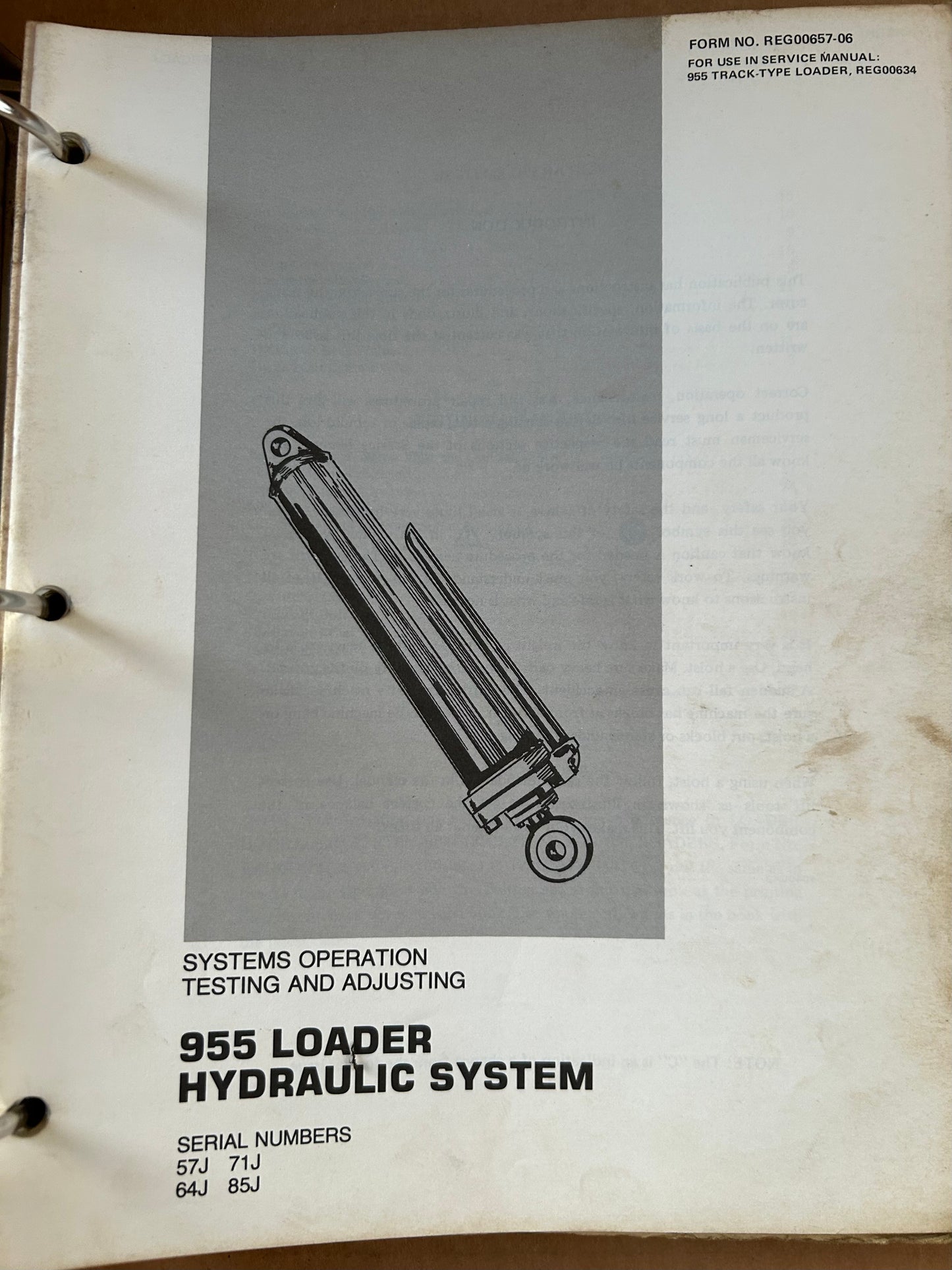 Caterpillar _ 955 K & 955L Track-Type Loaders _ Service Manual