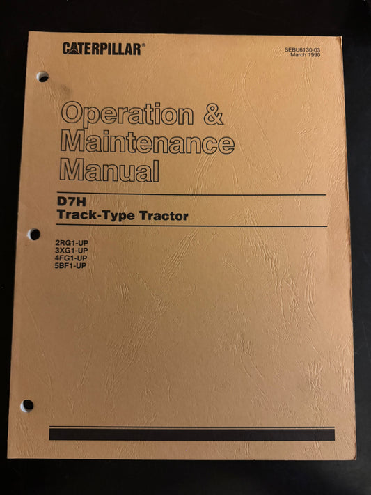 Caterpillar _ D7H Track-Type Tractor _ Operation & Maintenance Manual