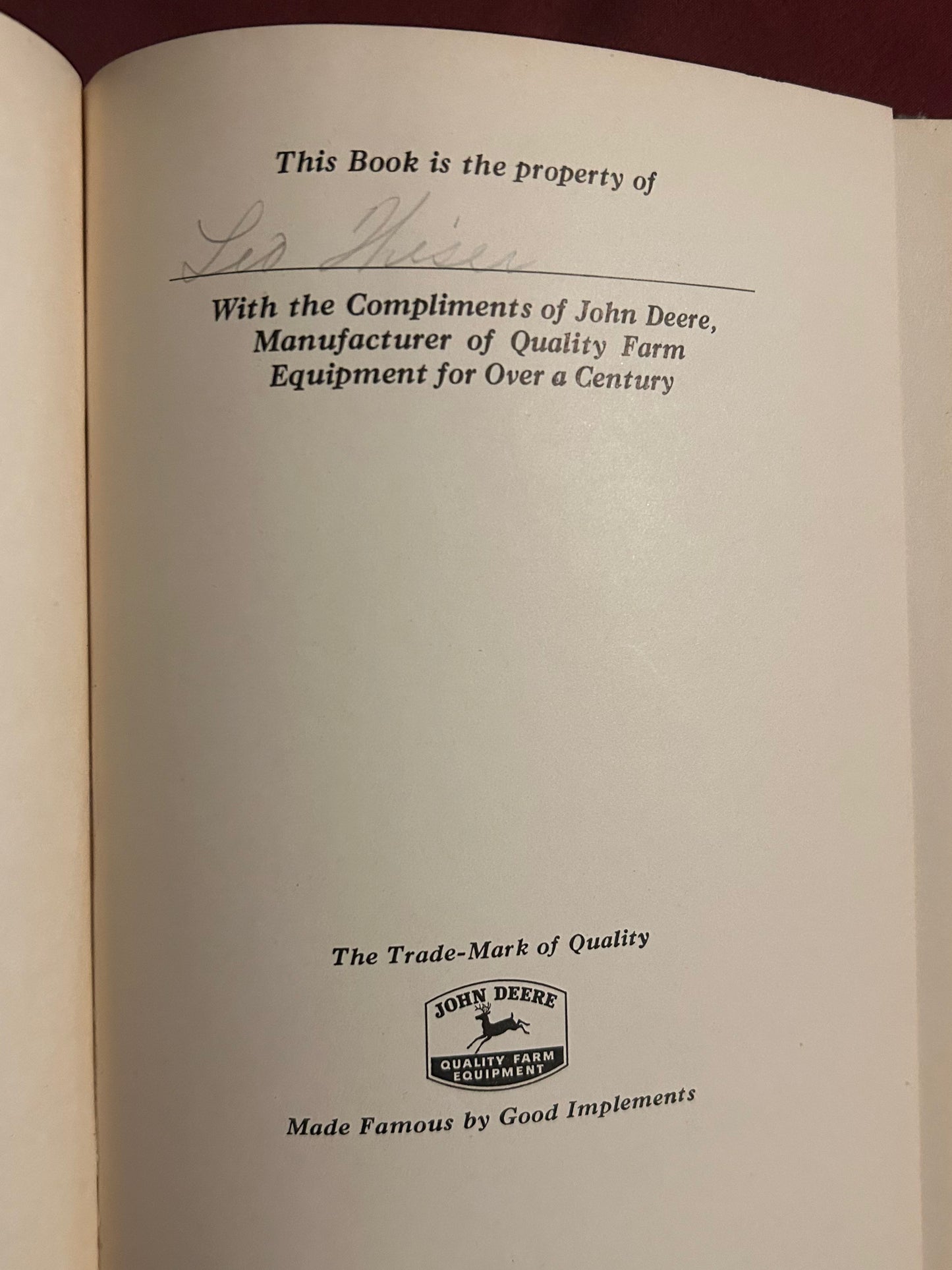 The Operation, Care and Repair of Farm Machinery _ 7th Edition