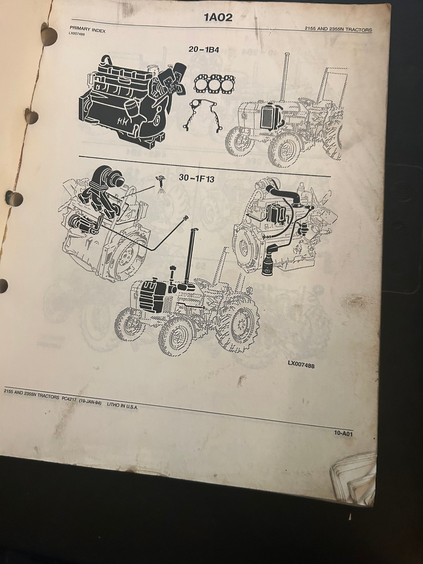 John Deere _ 2155 & 2355N Tractors _ Parts Catalog PC-4217