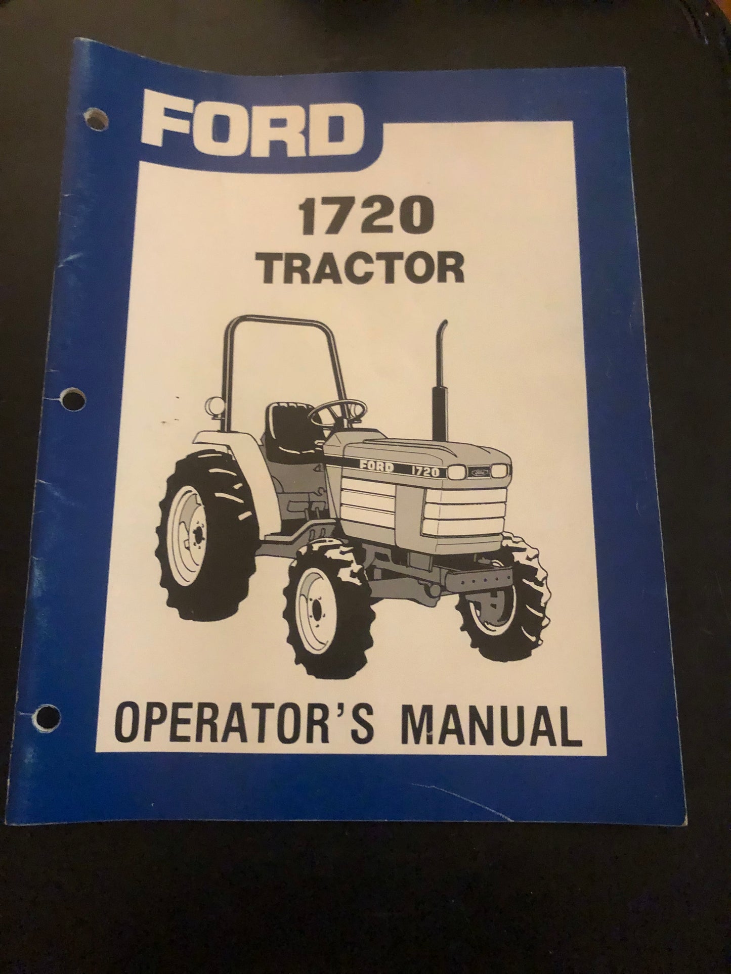 Ford _ 1720 tractor _ operator’s manual