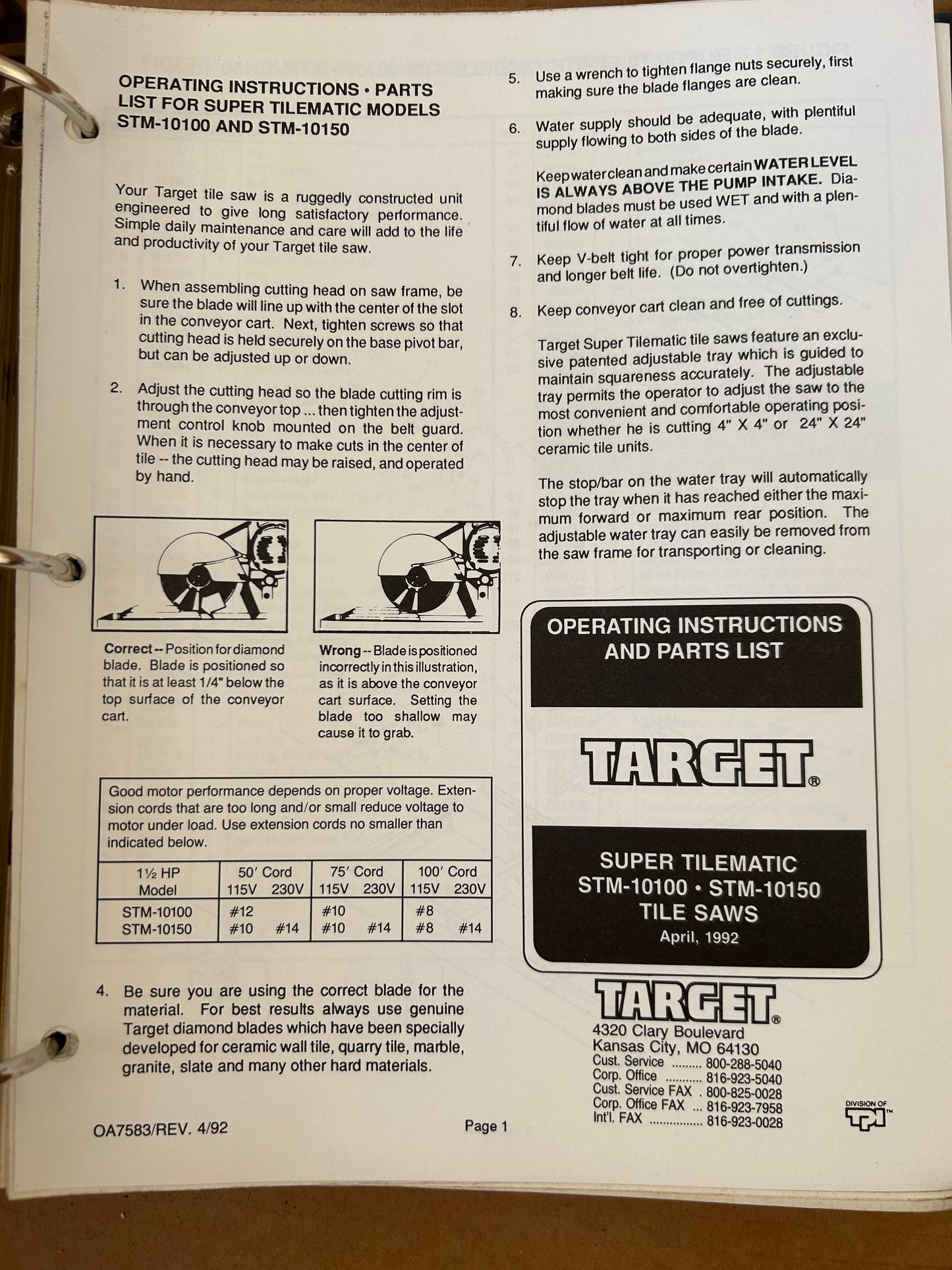 XANDER Target _ Saws & Etc Manuals vol 1