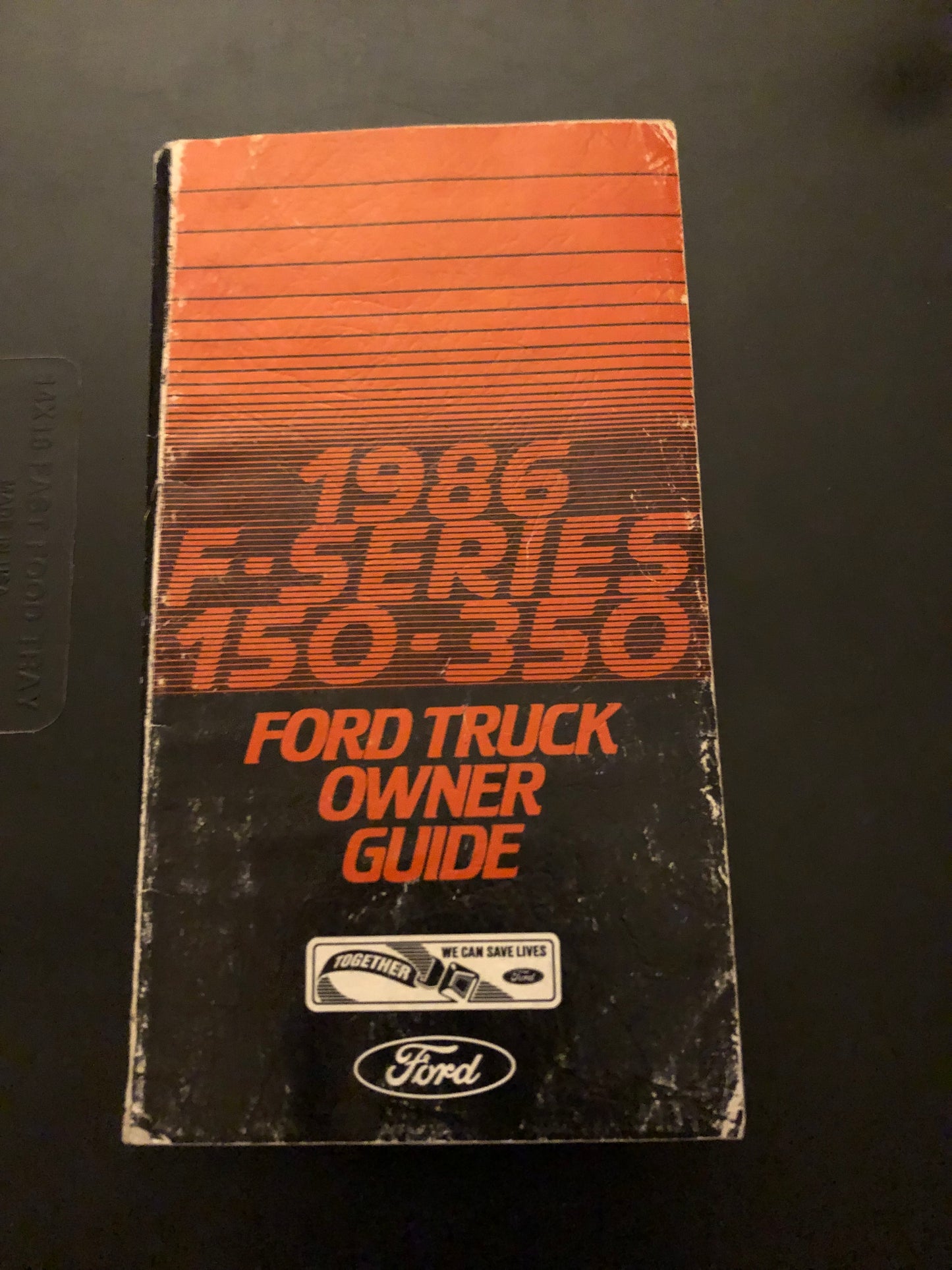 Ford _ 1986 F-Series 150-350 ford truck _ owners guide