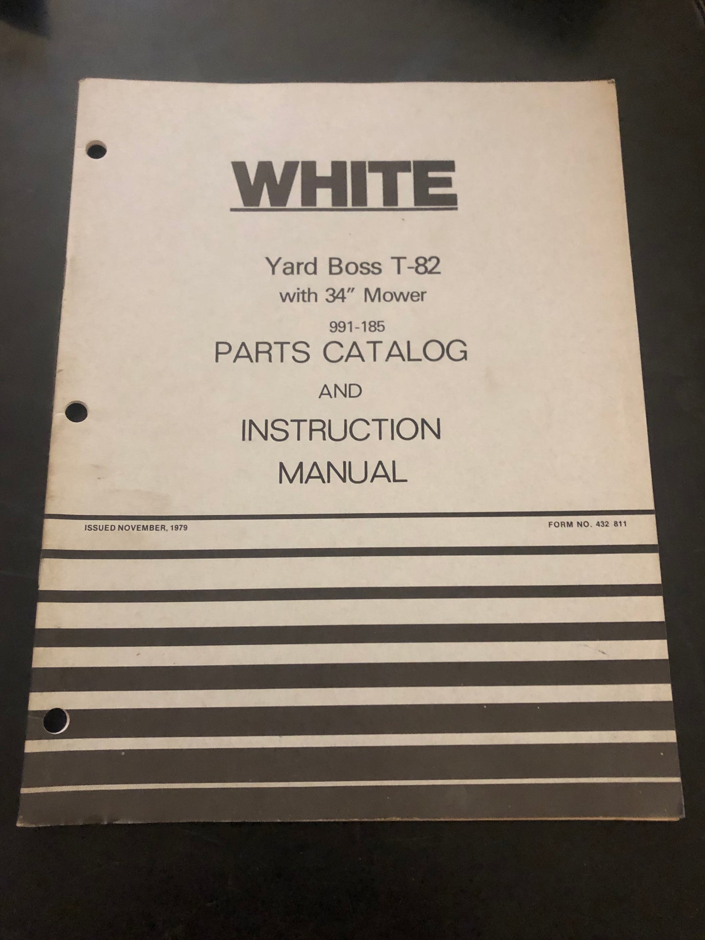White _ Yard Boss t-82 _ Parts Catalog & Instruction Manual