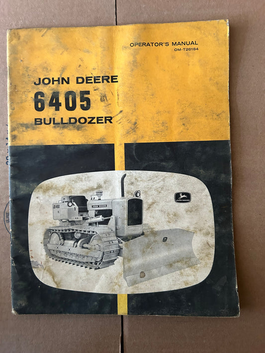 John Deere _ 6405 Bulldozer _ Operator’s Manual OM-T26184