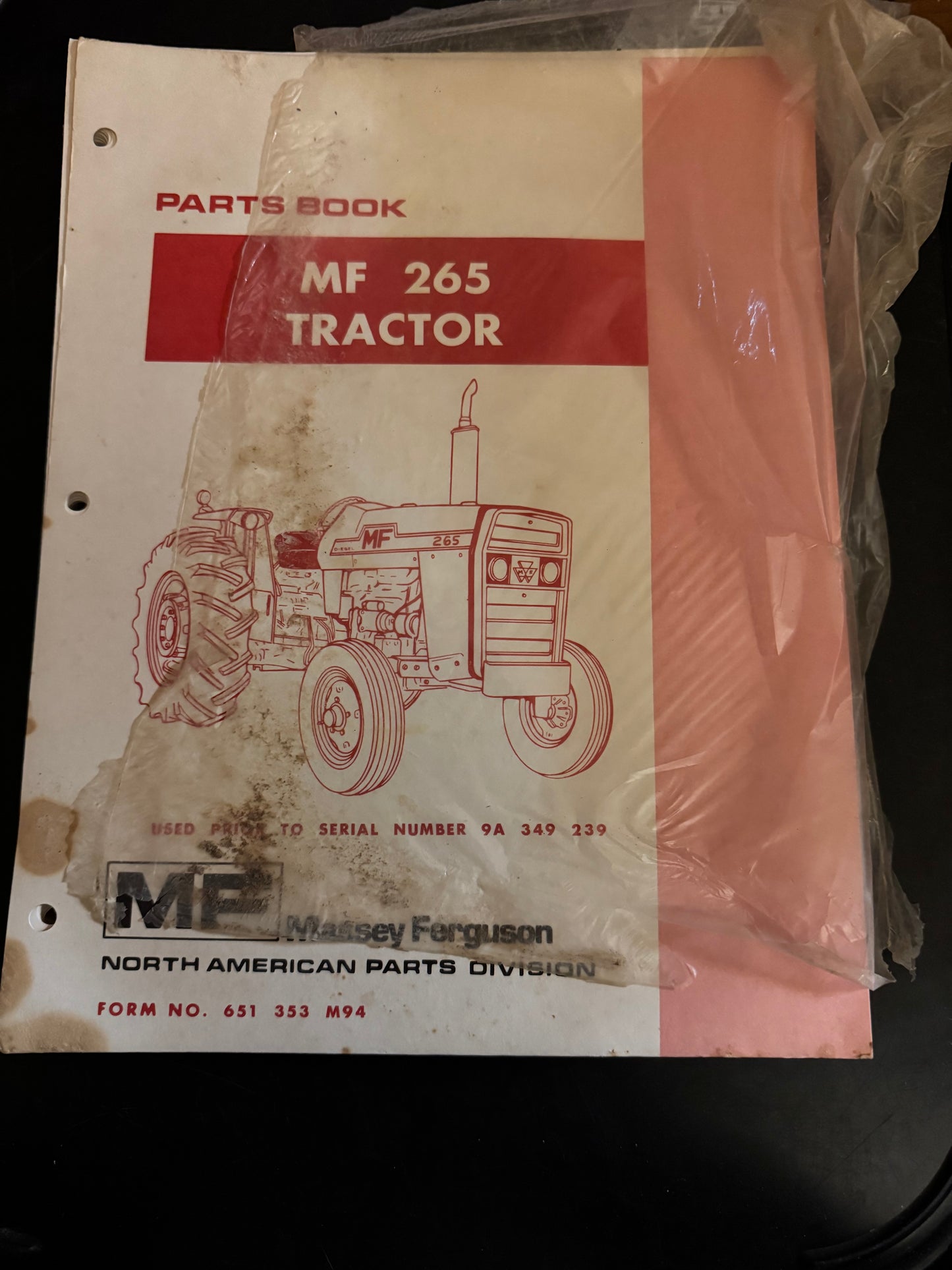 Massey Ferguson _ MF 265 Tractor _ Parts Book