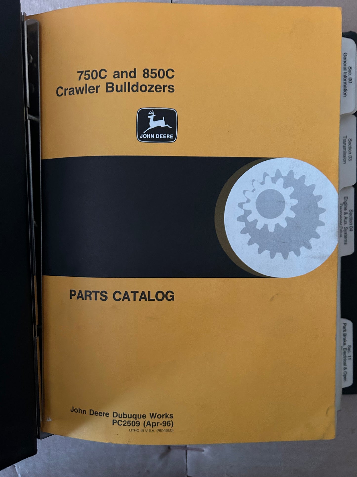 John Deere _ 750C & 850C Crawler Dozer _ Parts Catalog & Technical Manuals