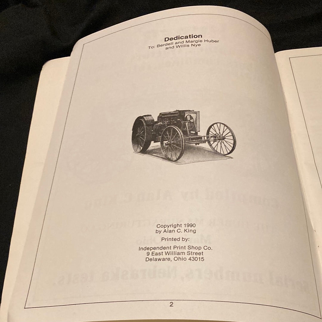 Huber 1890-1948 Data Book No.5 by Alan C. King