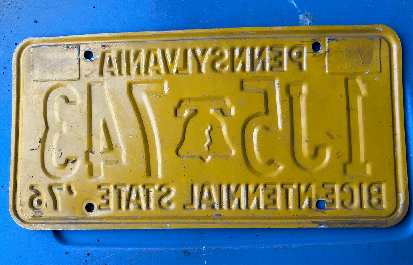 Vintage License Plates _ Pennsylvania Bicentennial ‘76