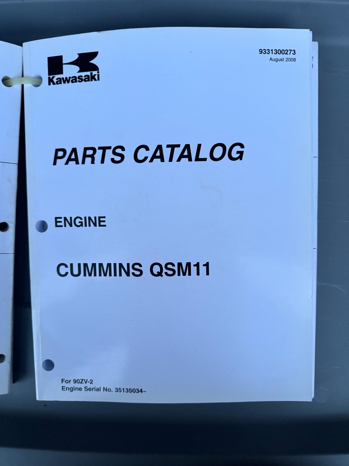 Kawasaki _ Engine Cummins QSM11 _ Parts Catalog