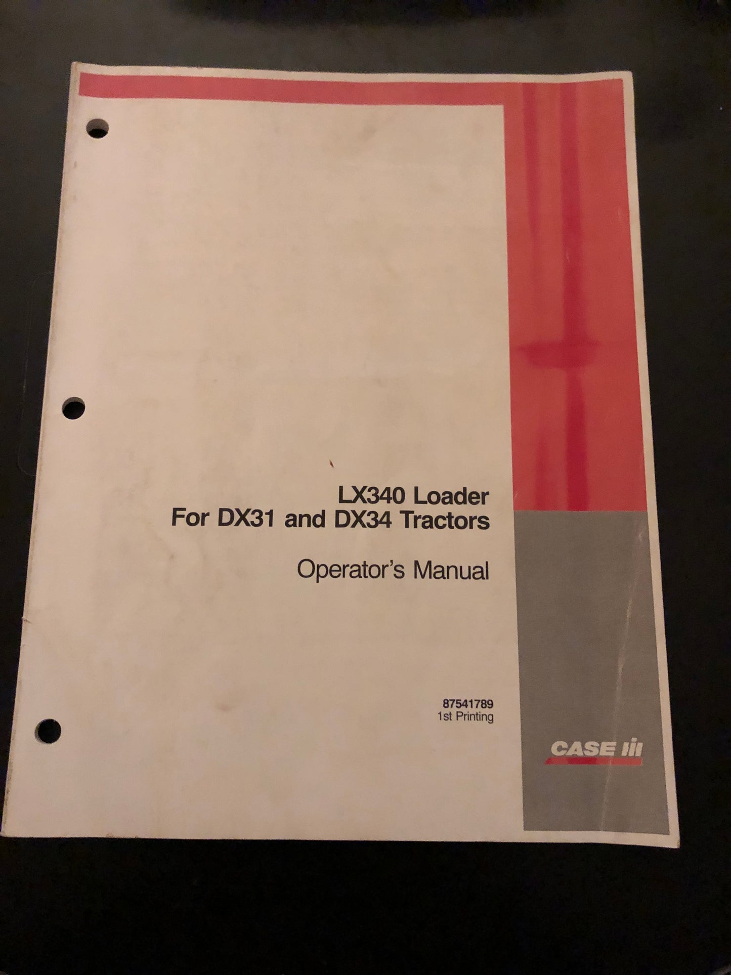 Case IH _ LX340 loader for DX31 and DX34 Tractors _ operators manual