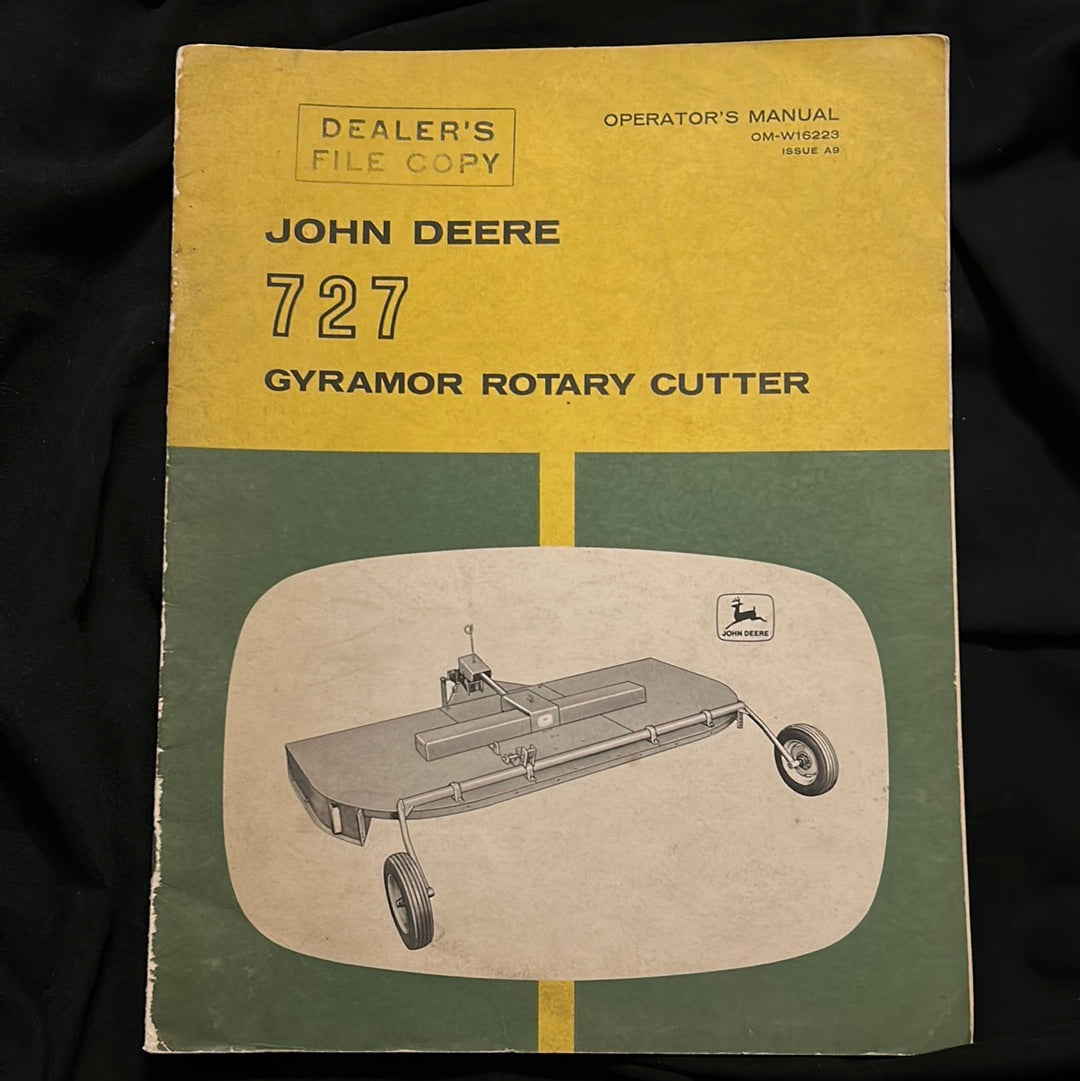 John Deere _ 727 Gyramor Rotary Cutter _ Operator’s Manual