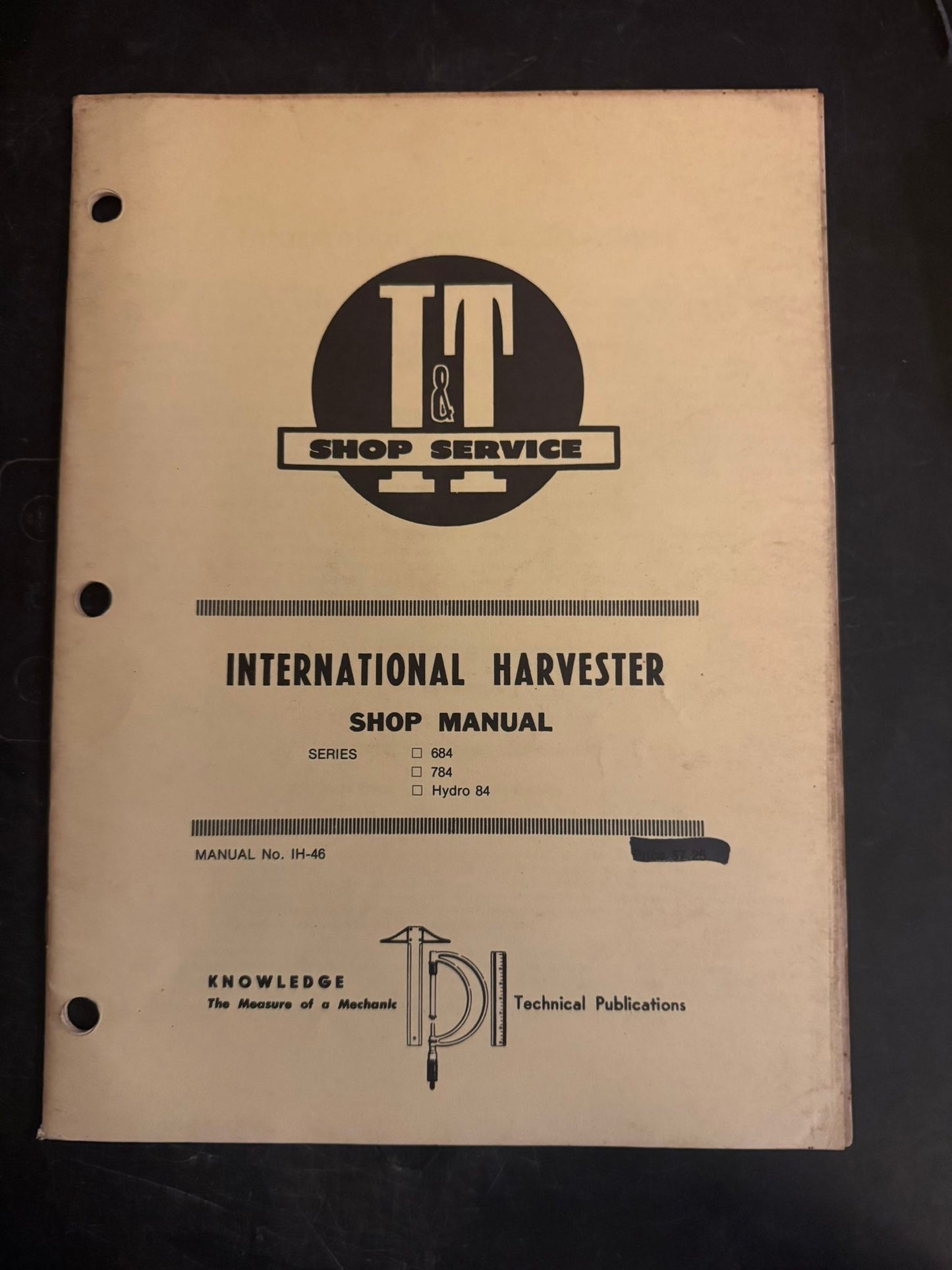 I&T _ International Harvester series 684, 784, 884 & Hydro 84 _ Shop Manual IH-46