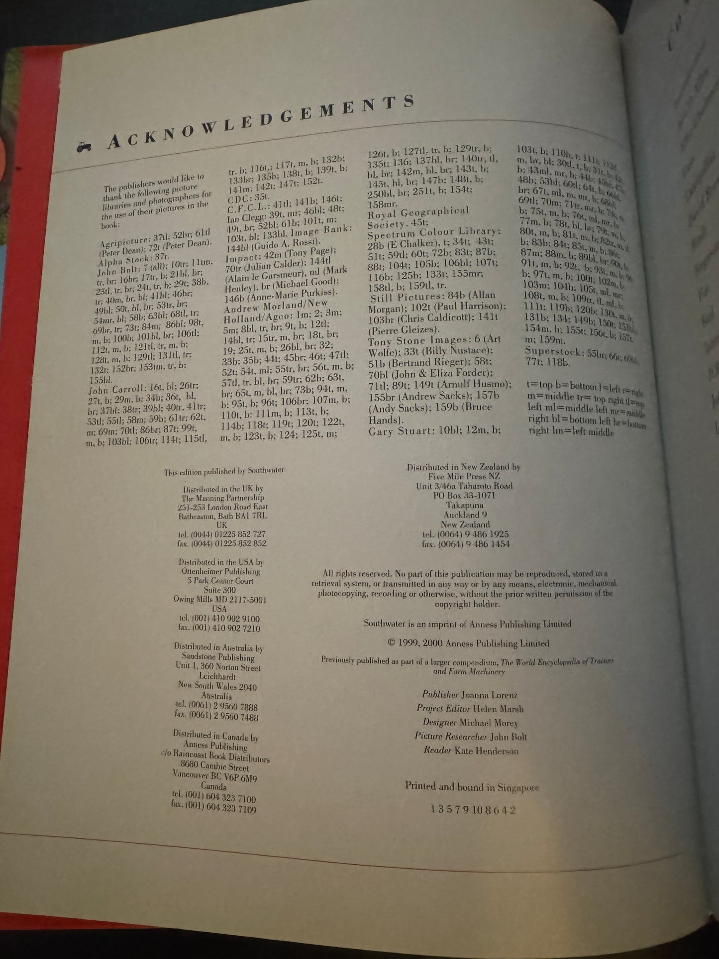 Tractors an A-Z Of Farm Machinery by John Carroll