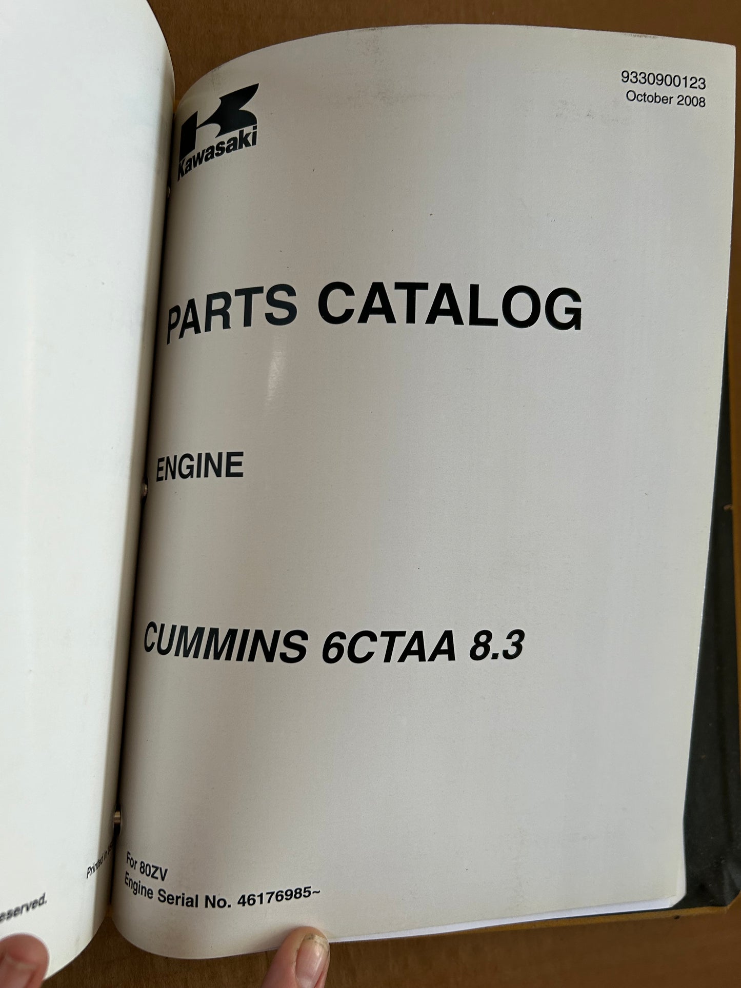 Kawasaki _ 80ZV Wheel Loader _ Binder