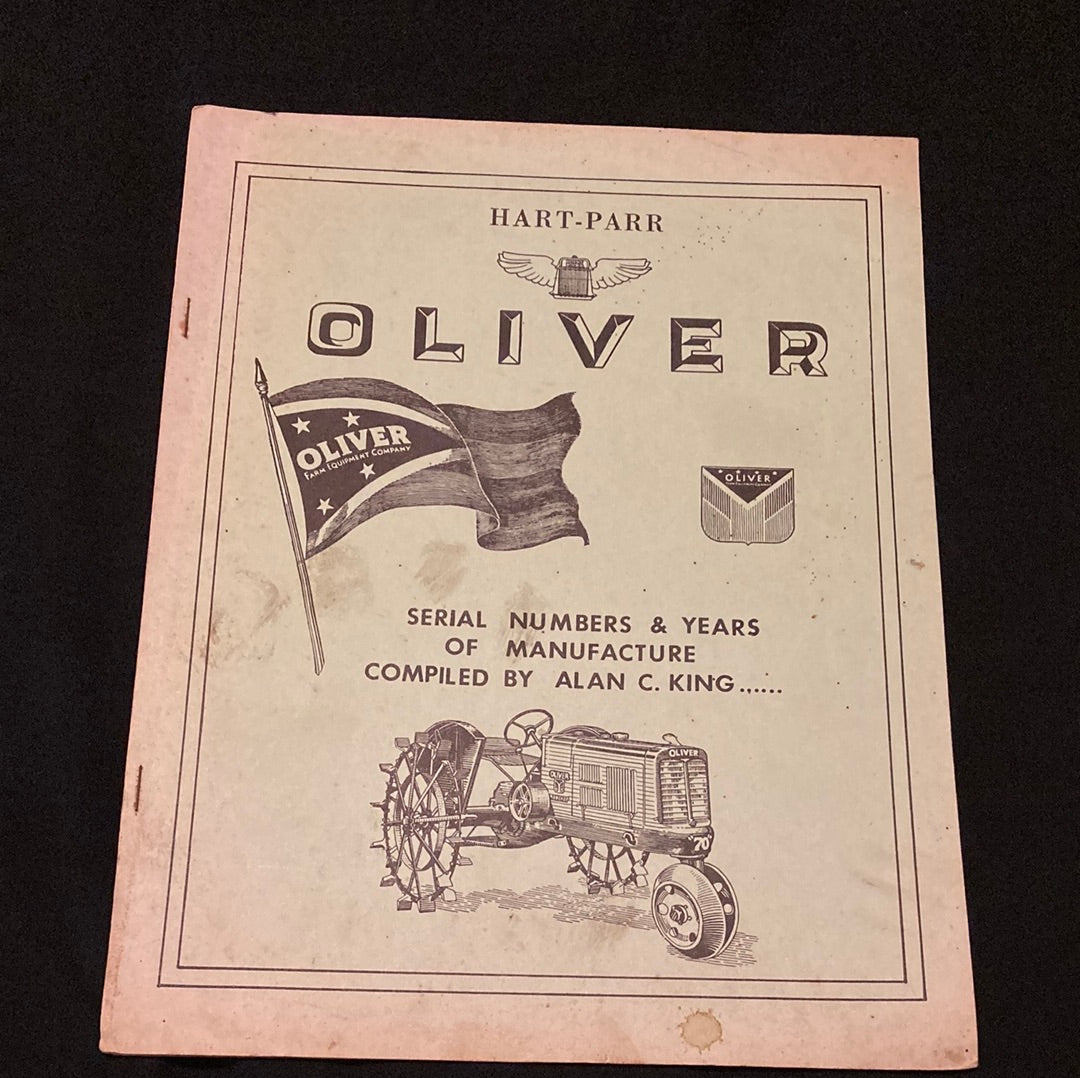 Hart-Parr _Oliver_serial # & years complied by Alan C. King