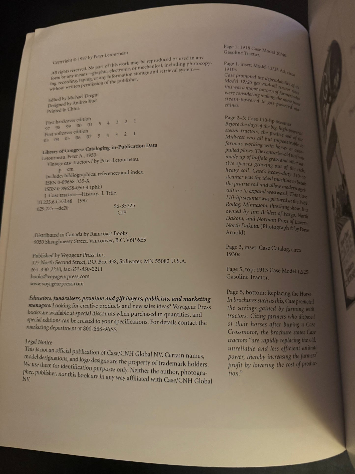 Vintage Case Tractors by Peter Letourneau