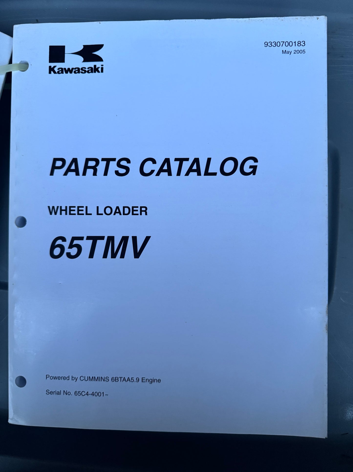 Kawasaki _ 65TMV Wheel Loader _ Parts Catalog