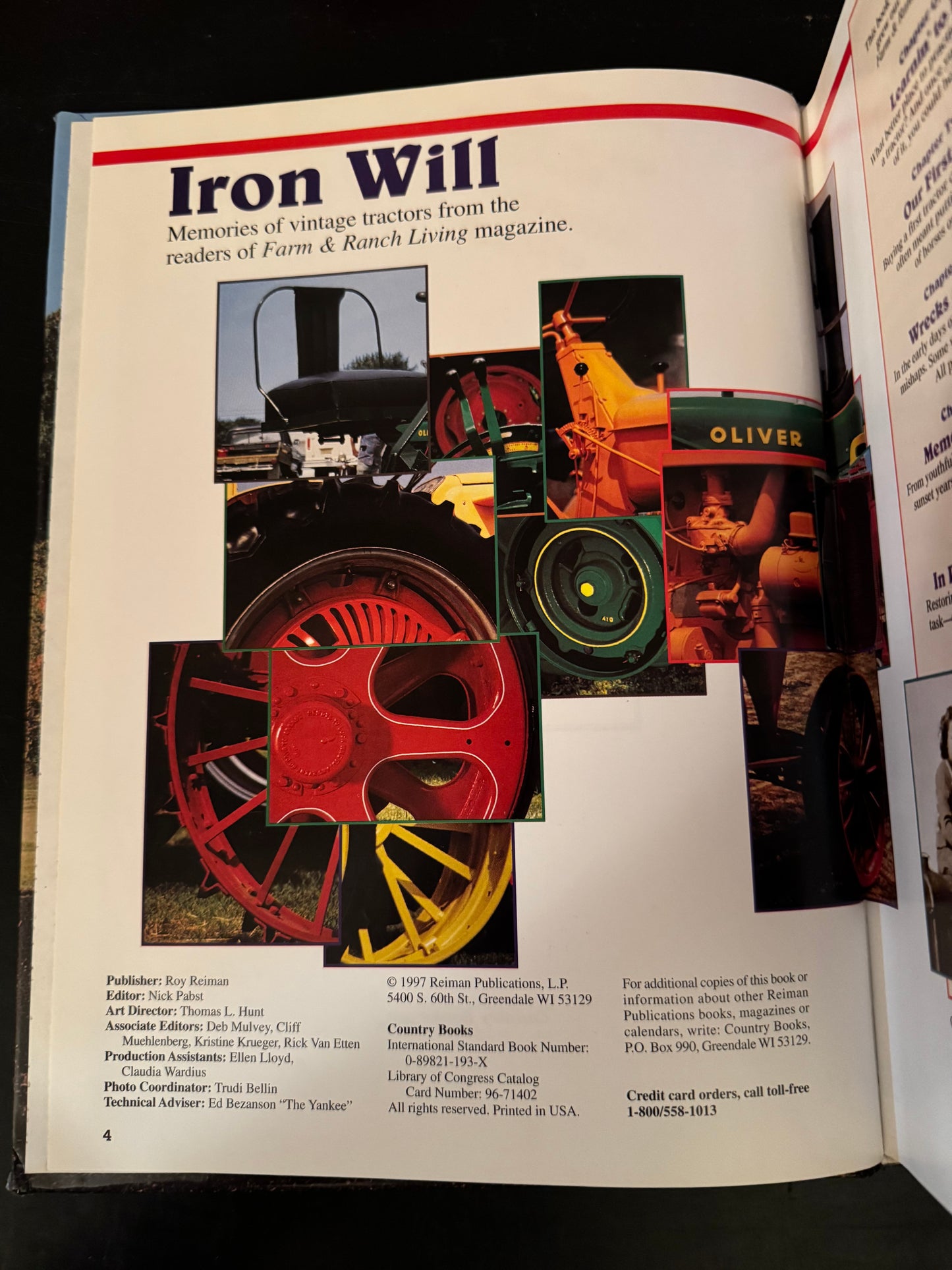 Iron Will _ Memories of vintage tractors from the readers of Farm & Ranch Living Magazine