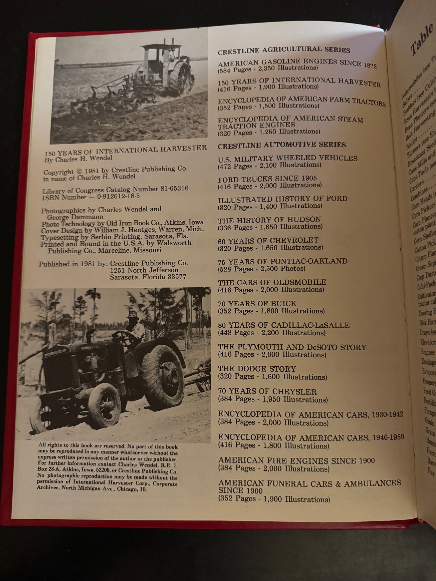 150 Years Of International Harvester by C. H. Wendel