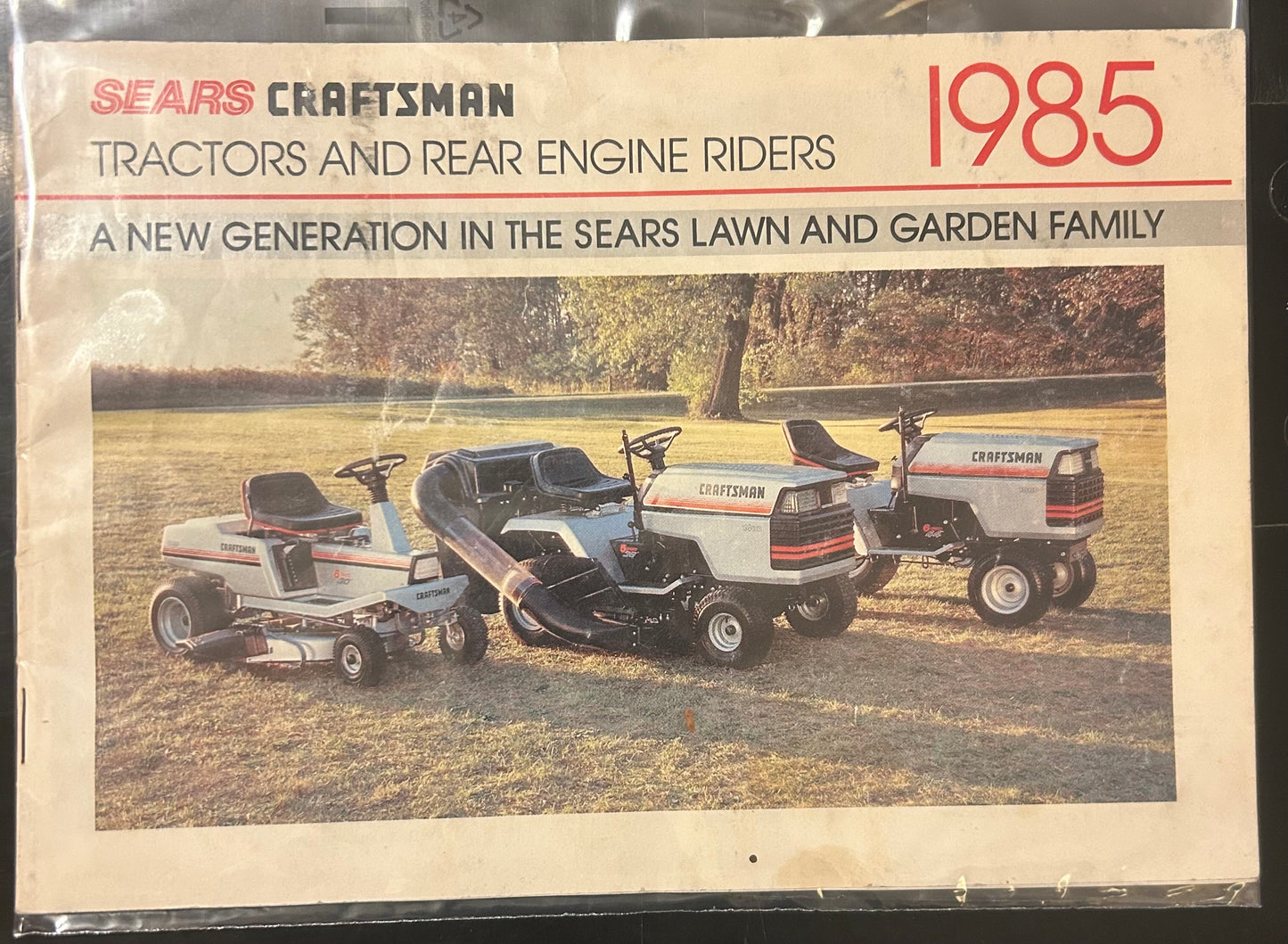 Sears _ Craftsman Tractors & Rear Engine Riders 1985