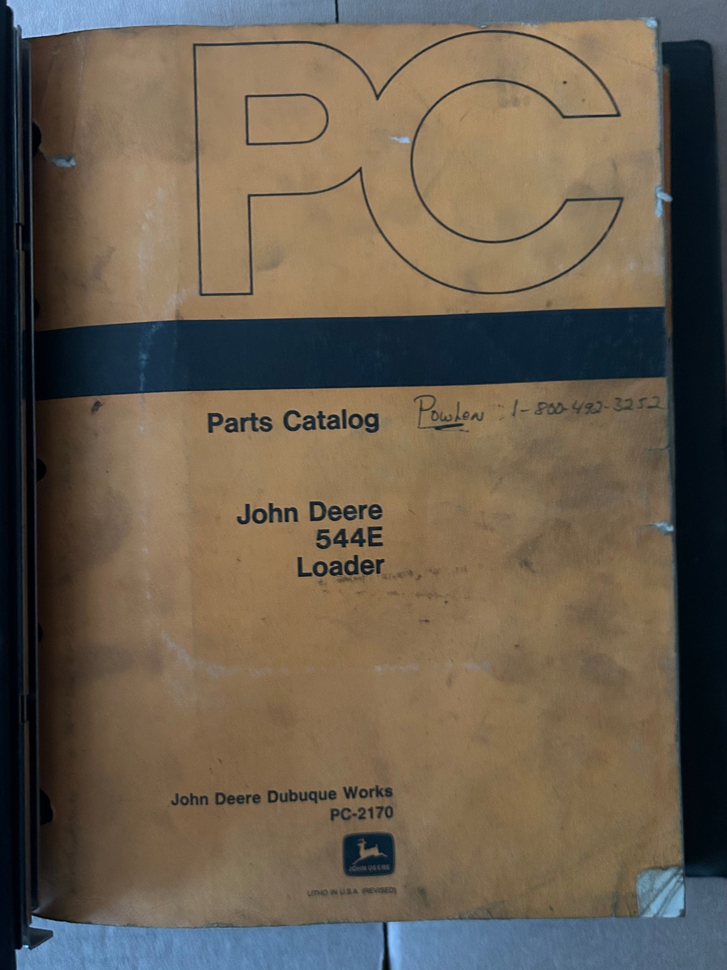 John Deere _ 544E Loader _ Parts Catalog & Operators Manual