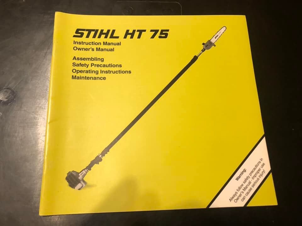 Stihl _ HT 75 Instructions & Owner’s Manual