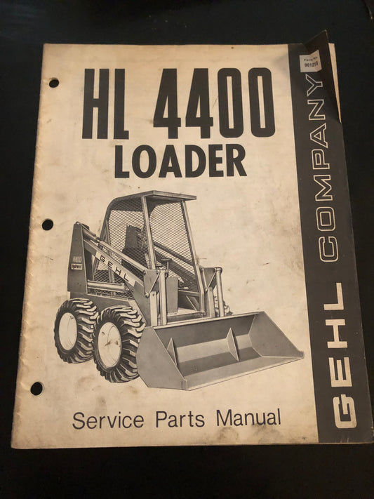 Gehl _ HL 4400 Loader _ Service Parts Manual