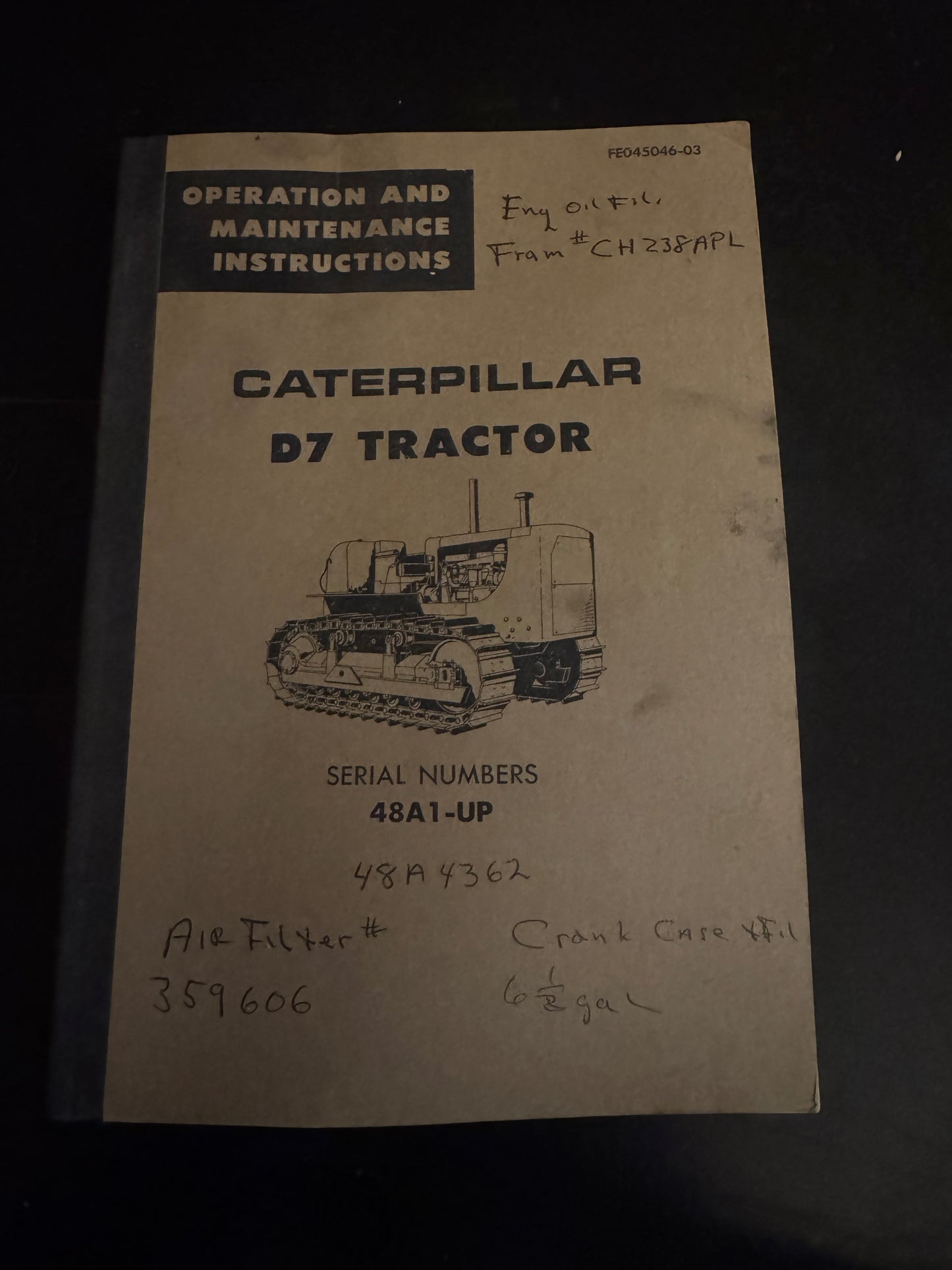 Caterpillar _ D7 _ Operation & Maintenance Instructions