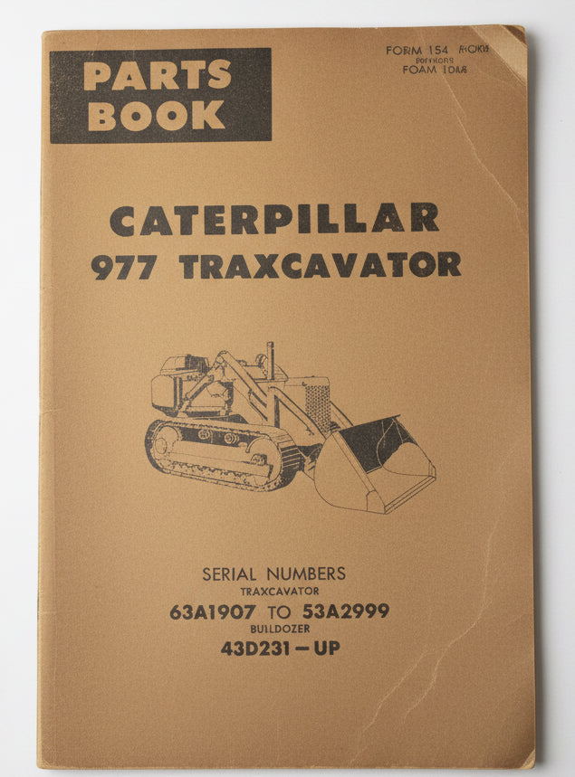 Caterpillar _ 977 Traxcavator _ Parts Book