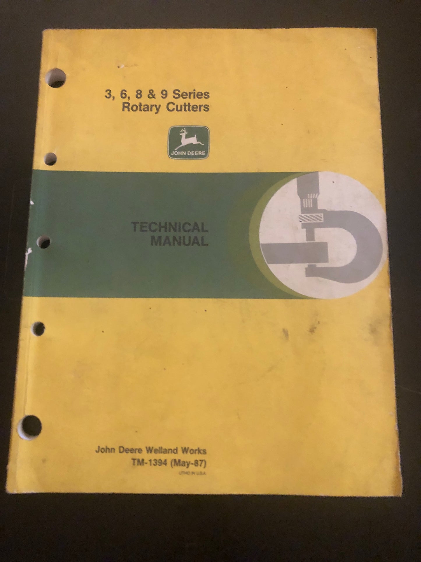 John Deere _ 3, 6, 8 & 9 series rotary cutters _ Technical Manual TM-1394