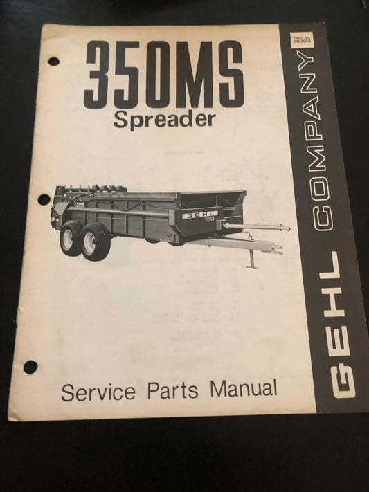 Gehl _ 350MS Spreader _ Service Parts Manual