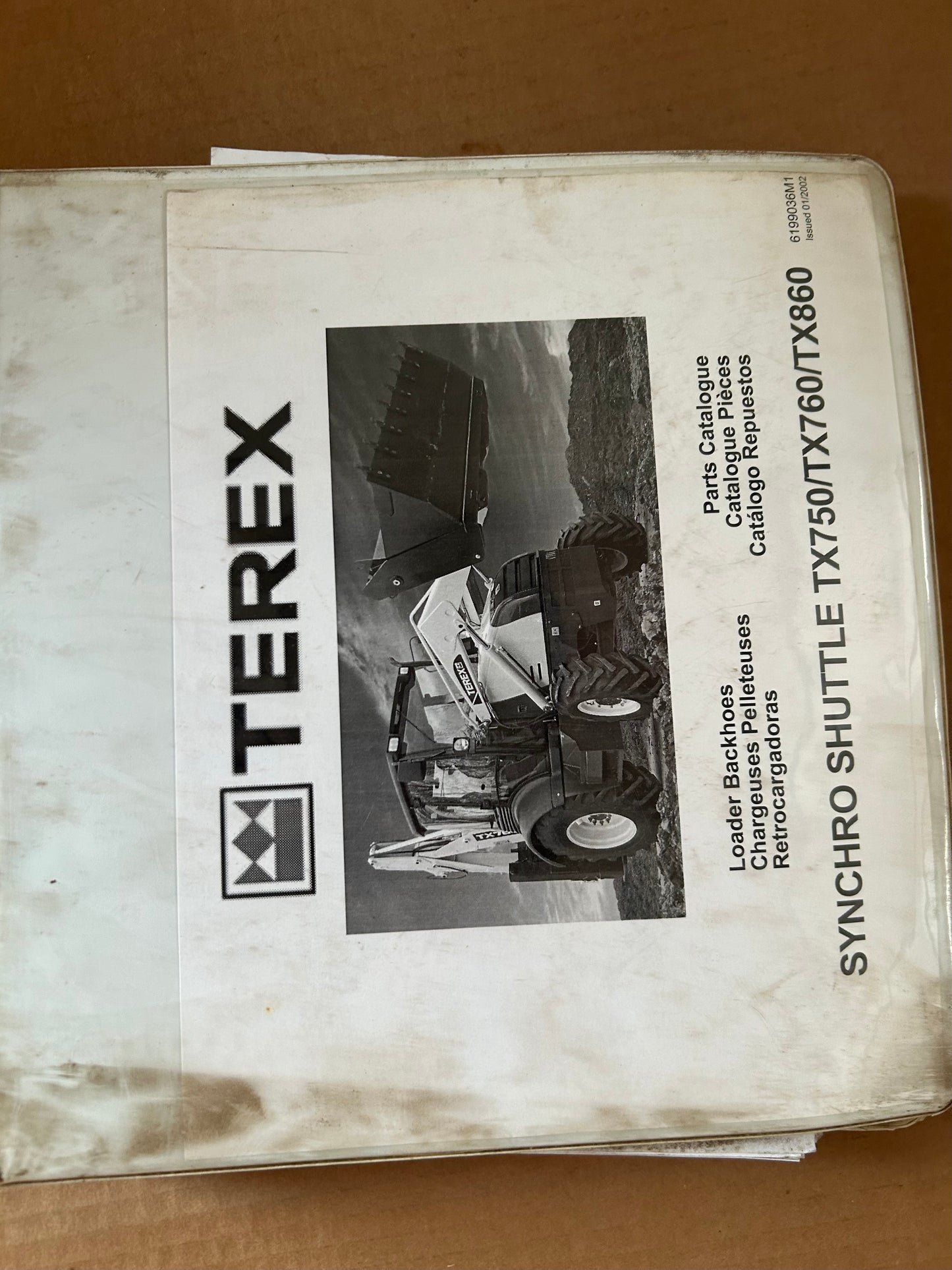 Terex _ TX759, TX760 & TX860 Synchro Shuttle Loader Backhoes _ Parts Catalog