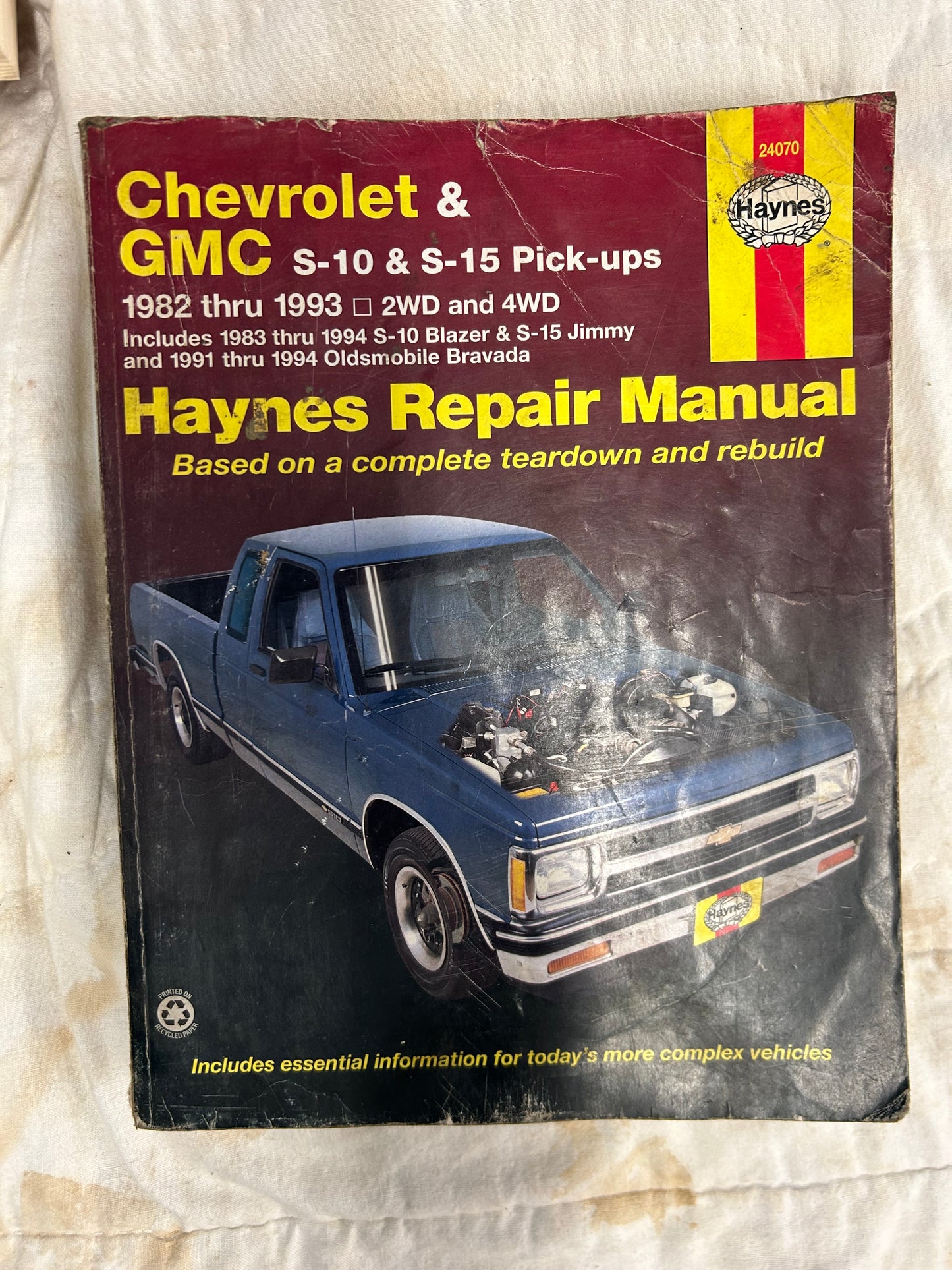 Chevrolet & GMC S-10 & S-15 Pick-Ups 1982 thru 1993 _ Haynes Repair Manual
