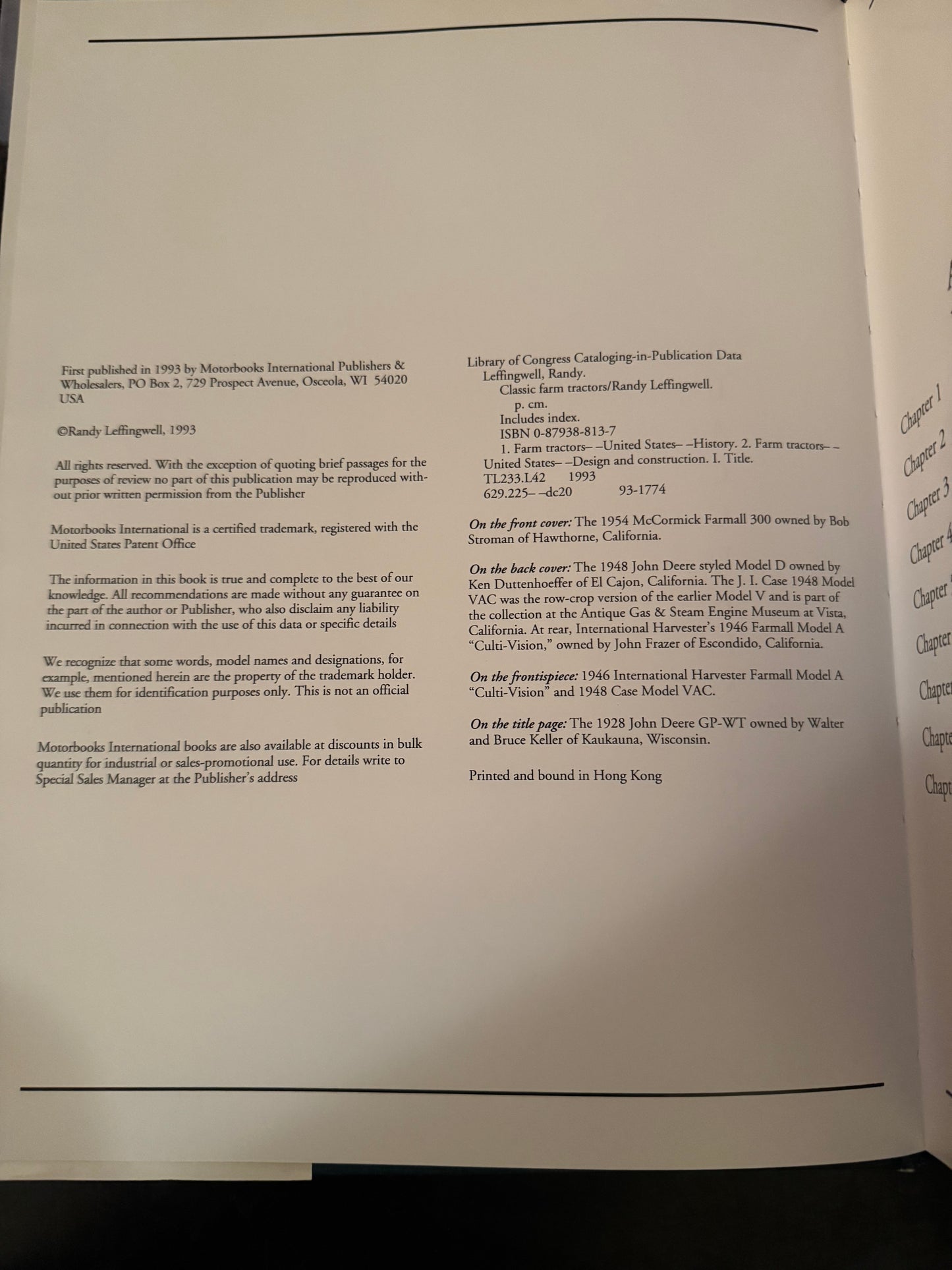 Classic Farm Tractors by Randy Leffingwell