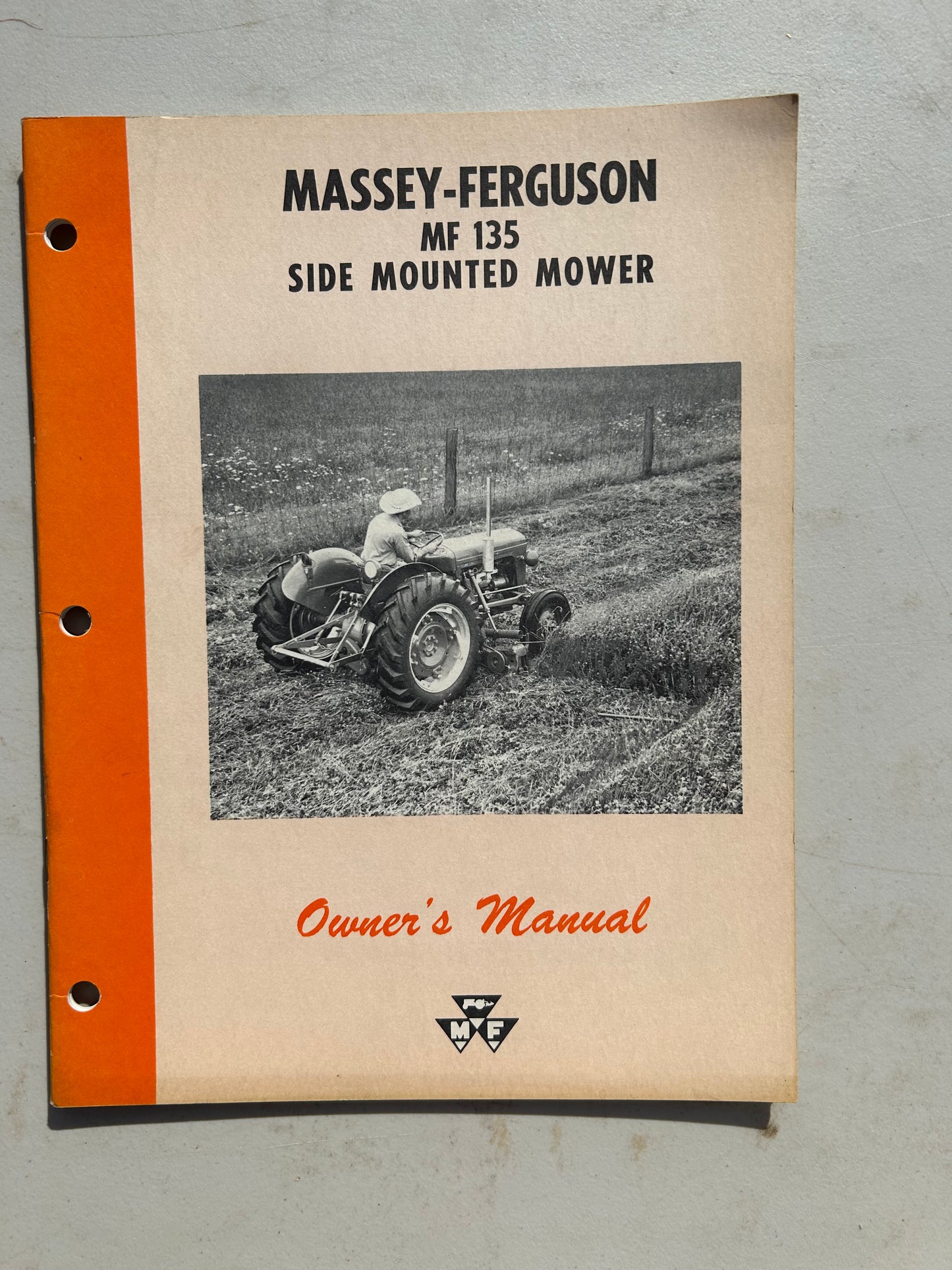 Massey Ferguson MF 135 Side Mounted Mower _ Owner’s Manual