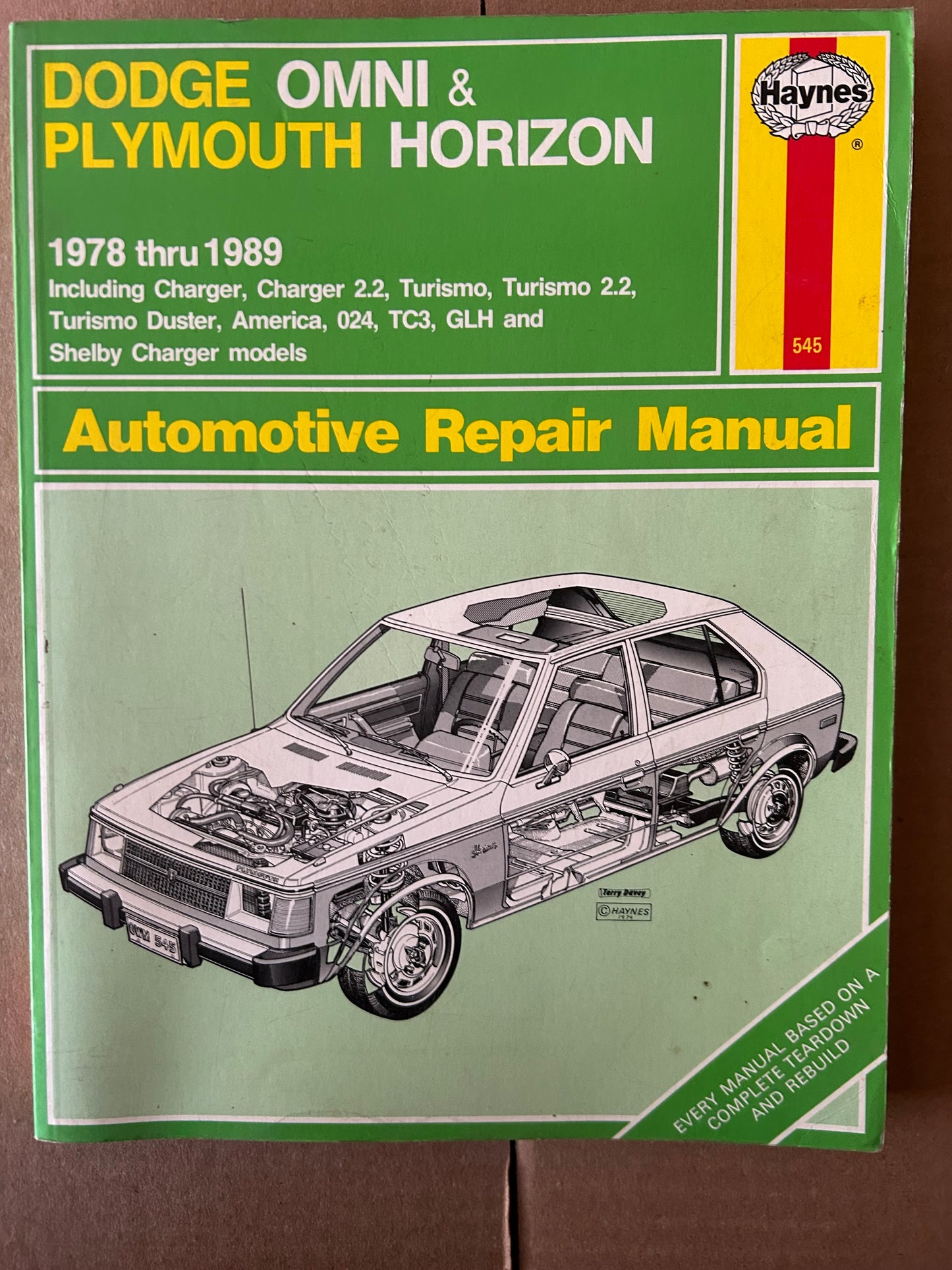 Dodge Omni & Plymouth Horizon _ 1978 thru 1989 _ Haynes Automotive Repair Manual