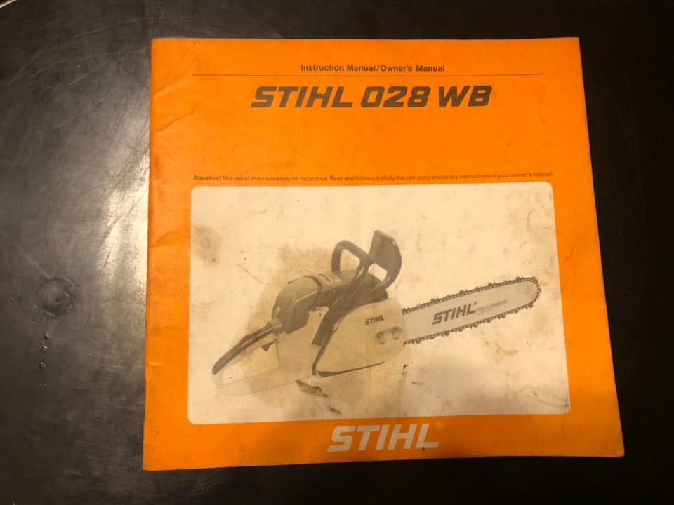 Stihl _ 028 WB Instructions & Owner’s Manual