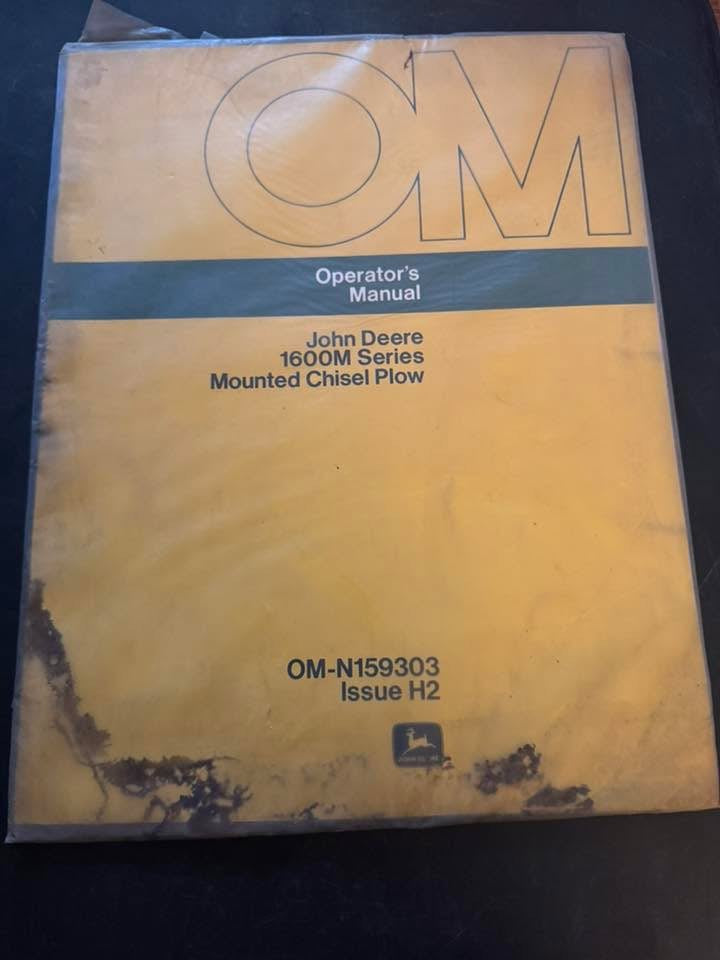 John Deere _ 1600M Series Mounted Chisel Plow _ Operator's Manual OM-N159303 H2